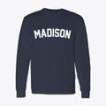 Madison Wisconsin Classic Curve Classic Long Sleeve T-Shirt additional view 1