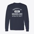 Brookline New Hampshire Athletic Dept Classic Long Sleeve T-Shirt additional view 1