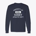 Surry New Hampshire Athletic Dept Classic Long Sleeve T-Shirt additional view 1