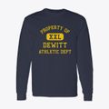 Dewitt Iowa Athletic Dept Classic Long Sleeve T-Shirt additional view 1