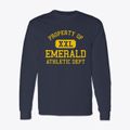 Emerald Wisconsin Athletic Dept Classic Long Sleeve T-Shirt additional view 1