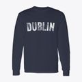 Dublin Ohio Timeless Retro Classic Long Sleeve T-Shirt additional product view 1