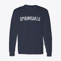 Springdale Pennsylvania Timeless Retro Classic Long Sleeve T-Shirt additional view 1