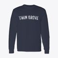 Twin Grove Illinois Timeless Retro Classic Long Sleeve T-Shirt additional view 1