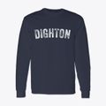 Dighton Kansas Timeless Retro Classic Long Sleeve T-Shirt additional view 1