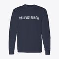 Calvert Beach Maryland Timeless Retro Classic Long Sleeve T-Shirt additional view 1