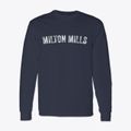 Milton Mills New Hampshire Timeless Retro Classic Long Sleeve T-Shirt additional view 1