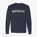 Manchester Kansas Timeless Retro Classic Long Sleeve T-Shirt additional view 1