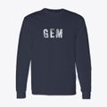 Gem Kansas Timeless Retro Classic Long Sleeve T-Shirt additional view 1