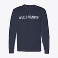 Wells Branch Texas Timeless Retro Classic Long Sleeve T-Shirt additional view 1