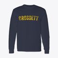 Crossett Arkansas Timeless Retro Classic Long Sleeve T-Shirt additional view 1