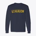 Elverson Pennsylvania Timeless Retro Classic Long Sleeve T-Shirt additional view 1