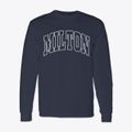 Milton New Hampshire Trendy Block Classic Long Sleeve T-Shirt additional view 1
