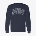 Newbury New Hampshire Trendy Block Classic Long Sleeve T-Shirt additional view 1