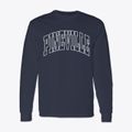 Pineville Kentucky Trendy Block Classic Long Sleeve T-Shirt additional view 1