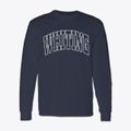 Whiting Wisconsin Trendy Block Classic Long Sleeve T-Shirt additional view 1