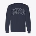 Lyme New Hampshire Trendy Block Classic Long Sleeve T-Shirt additional view 1