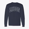 Lisbon New Hampshire Trendy Block Classic Long Sleeve T-Shirt additional view 1