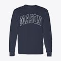 Mason New Hampshire Trendy Block Classic Long Sleeve T-Shirt additional view 1