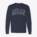 Milan New Hampshire Trendy Block Classic Long Sleeve T-Shirt additional view 1