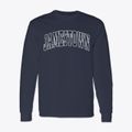 Jamestown Pennsylvania Trendy Block Classic Long Sleeve T-Shirt additional view 1