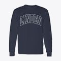 Linden Iowa Trendy Block Classic Long Sleeve T-Shirt additional view 1