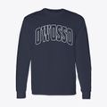Owosso Michigan Trendy Block Classic Long Sleeve T-Shirt additional view 1