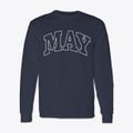 May Oklahoma Trendy Block Classic Long Sleeve T-Shirt additional view 1