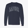Lapeer Michigan Trendy Block Classic Long Sleeve T-Shirt additional view 1