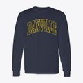 Danville New Hampshire Trendy Block Classic Long Sleeve T-Shirt additional view 1