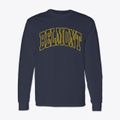 Belmont Ohio Trendy Block Classic Long Sleeve T-Shirt additional view 1