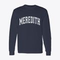 Meredith New Hampshire Varsity Classic Long Sleeve T-Shirt additional view 1