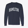 Hamilton Wisconsin Varsity Classic Long Sleeve T-Shirt additional view 1