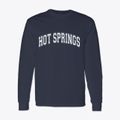 Hot Springs Arkansas Varsity Classic Long Sleeve T-Shirt additional view 1