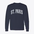 St. Paris Ohio Varsity Classic Long Sleeve T-Shirt additional product view 1