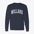 Willard Utah Varsity Classic Long Sleeve T-Shirt additional product view 1