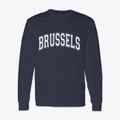 Brussels Wisconsin Varsity Classic Long Sleeve T-Shirt additional view 1