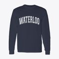 Waterloo Nebraska Varsity Classic Long Sleeve T-Shirt additional product view 1