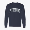 Pittsburg New Hampshire Varsity Classic Long Sleeve T-Shirt additional view 1