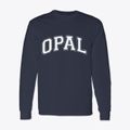 Opal Virginia Varsity Classic Long Sleeve T-Shirt additional product view 1