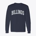 Billings Oklahoma Varsity Classic Long Sleeve T-Shirt additional view 1