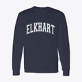Elkhart Illinois Varsity Classic Long Sleeve T-Shirt additional view 1