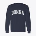 Donna Texas Varsity Classic Long Sleeve T-Shirt additional product view 1
