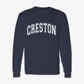 Creston Nebraska Varsity Classic Long Sleeve T-Shirt additional product view 1