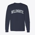 Willimantic Maine Varsity Classic Long Sleeve T-Shirt additional product view 1