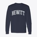 Hewitt Texas Varsity Classic Long Sleeve T-Shirt additional product view 1