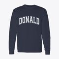 Donald Washington Varsity Classic Long Sleeve T-Shirt additional view 1