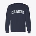 Claremont New Hampshire Varsity Classic Long Sleeve T-Shirt additional view 1