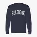 Seabrook New Hampshire Varsity Classic Long Sleeve T-Shirt additional view 1