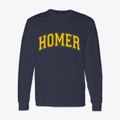 Homer Illinois Varsity Classic Long Sleeve T-Shirt additional view 1